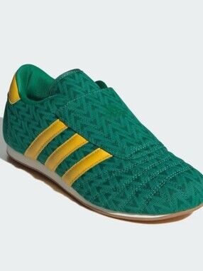 Adidas Originals Taekwondo W Size 7 New in Box Green/ Yellow / Gum sole